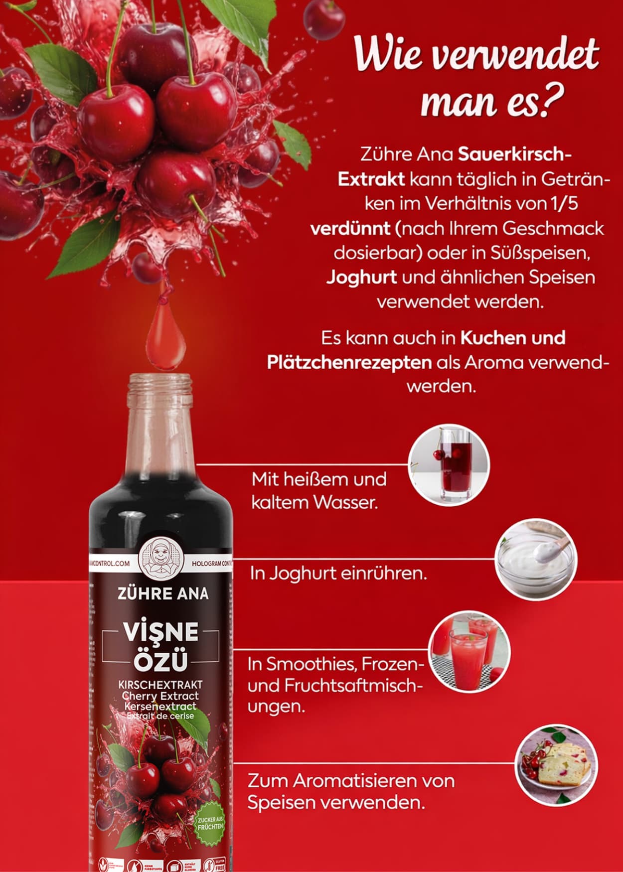 Zühre Ana Kirschextrakt | Peynircim