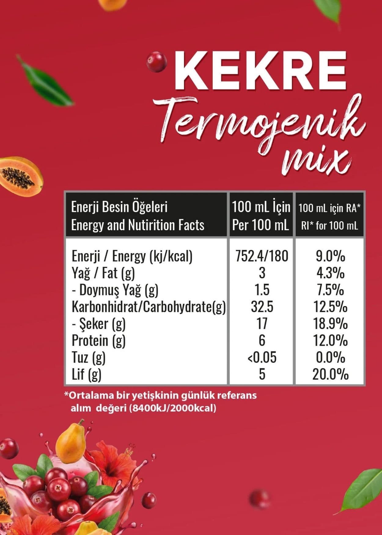 Zühre Ana Kekre Termojenik Mix | Peynircim
