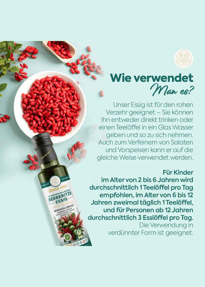 Zühre Ana Berberine-Essig mit grünen Walnüssen