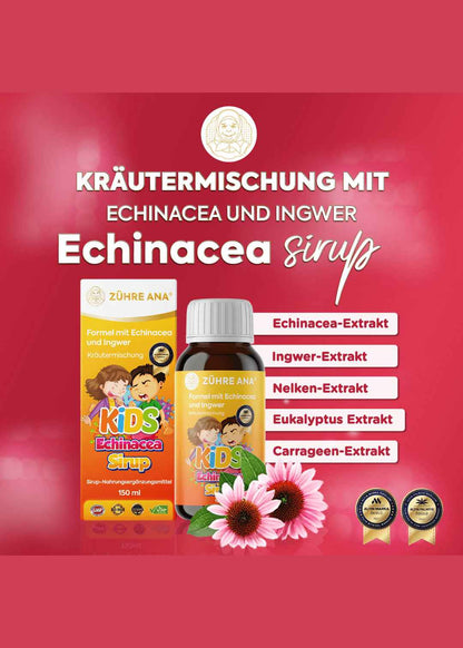Zühre Ana Echinacea Sirup – Nahrungsergänzungsmittel auf Basis von Echinacea