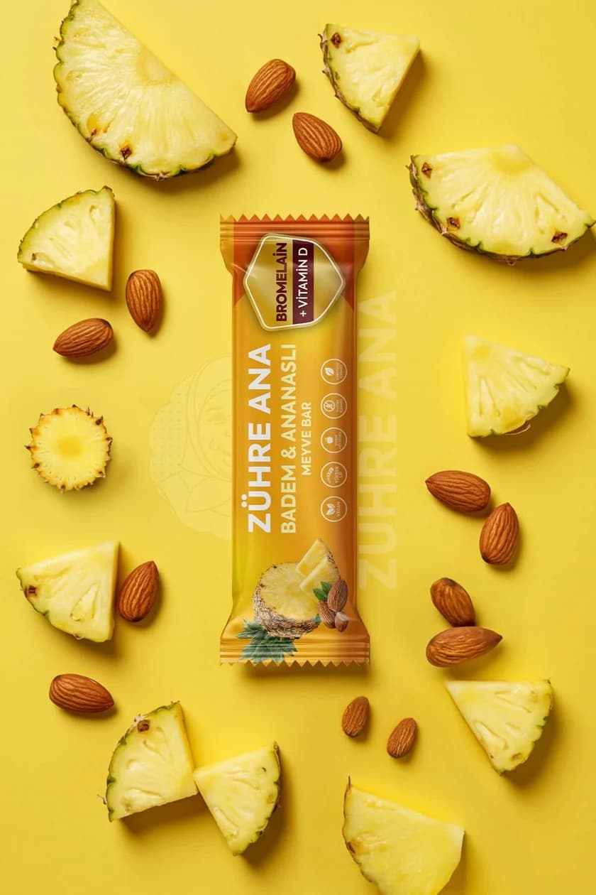 Zühre Ana Mandel - & Ananas - Fruchtriegel | Peynircim